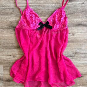 Jezebel Women's Pink Lingerie Top